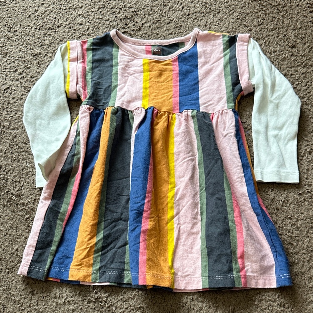 Tea Collection Multicolor Striped Dress